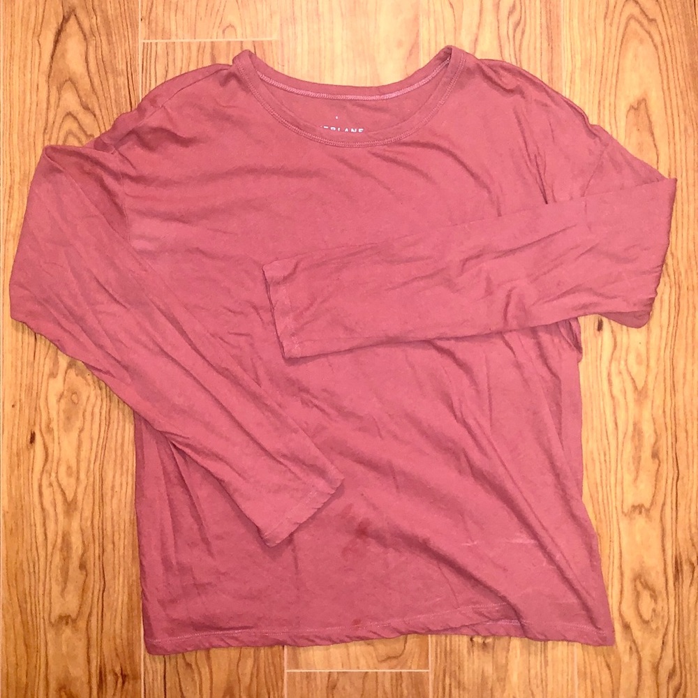 Everlane | The Air Long Sleeve Tee | Burnt Sienna